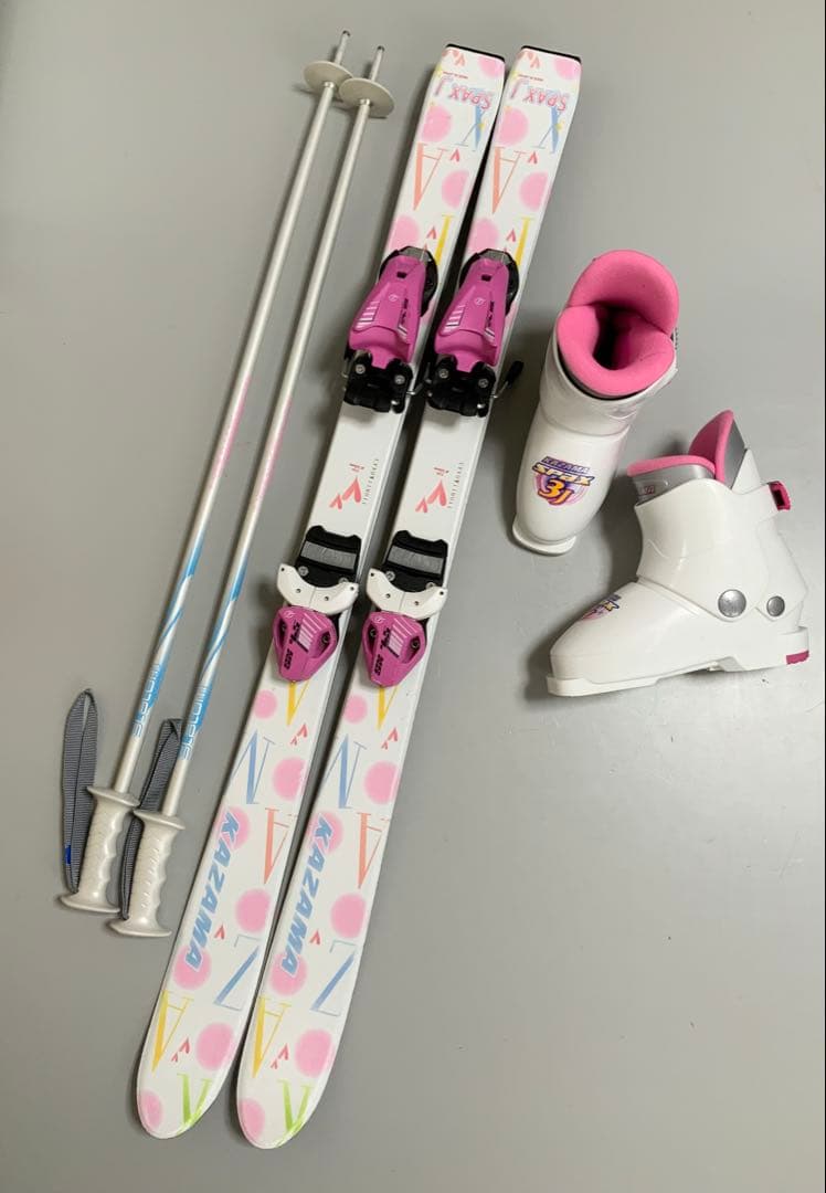 ジュニア 4点セット　KAZAMA 板110cm／靴19-20cm