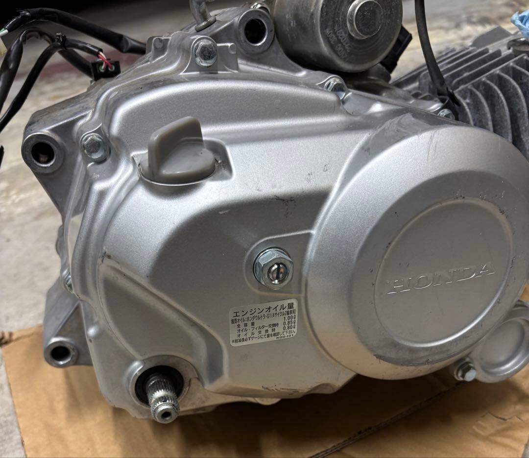 スーパーカブ110、22.純正エンジン