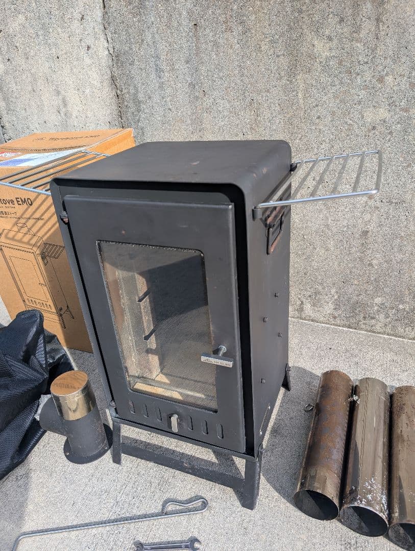 【送料無料】マウントsumi emo薪ストーブ 延長煙突付き