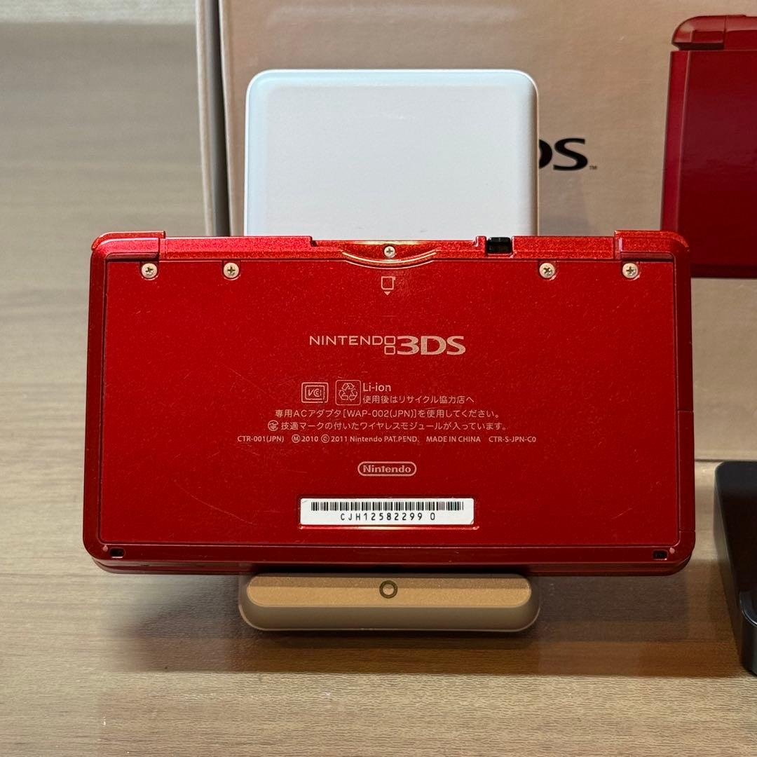 5-251 ニンテンドー3DS メタリックレッド 箱付き