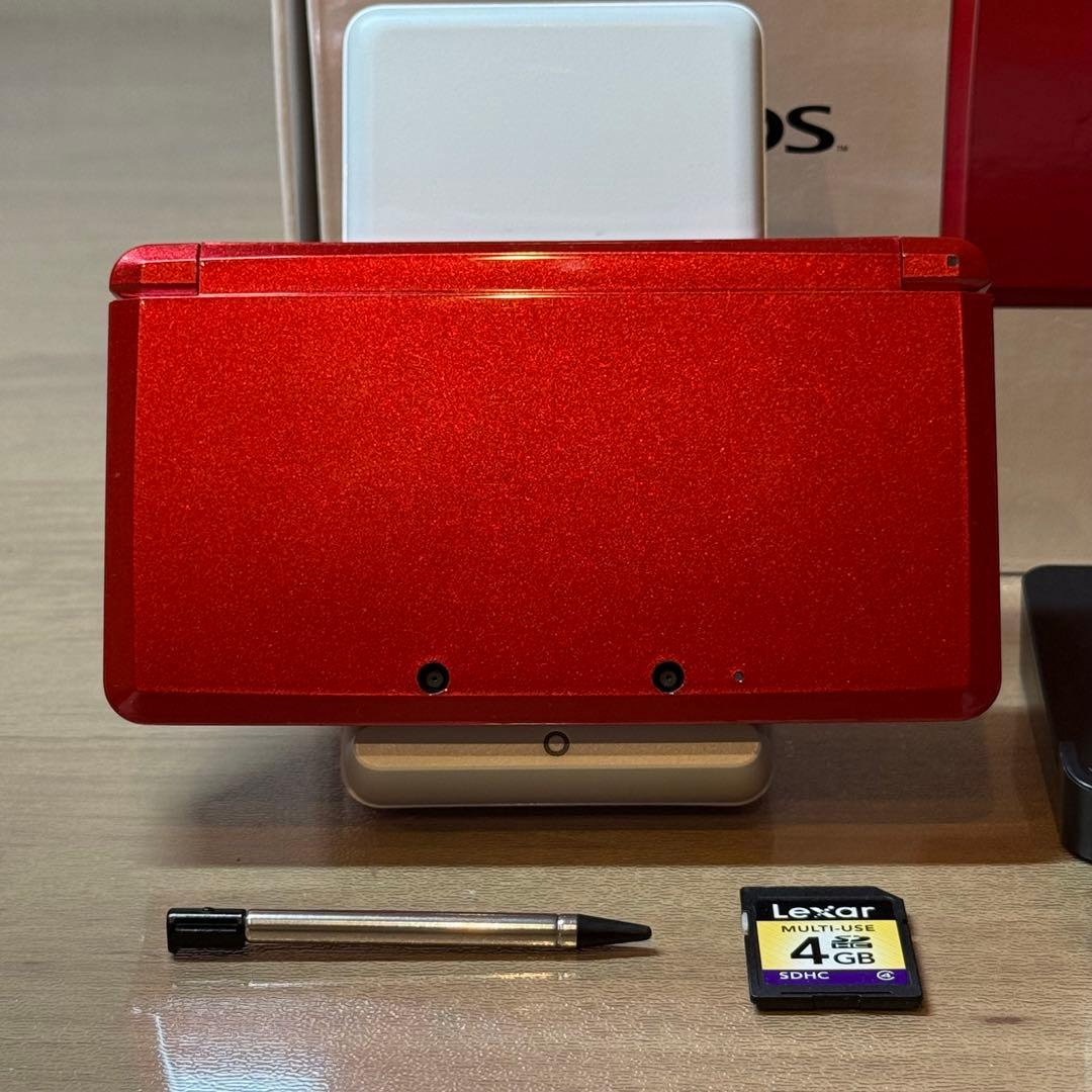 5-251 ニンテンドー3DS メタリックレッド 箱付き