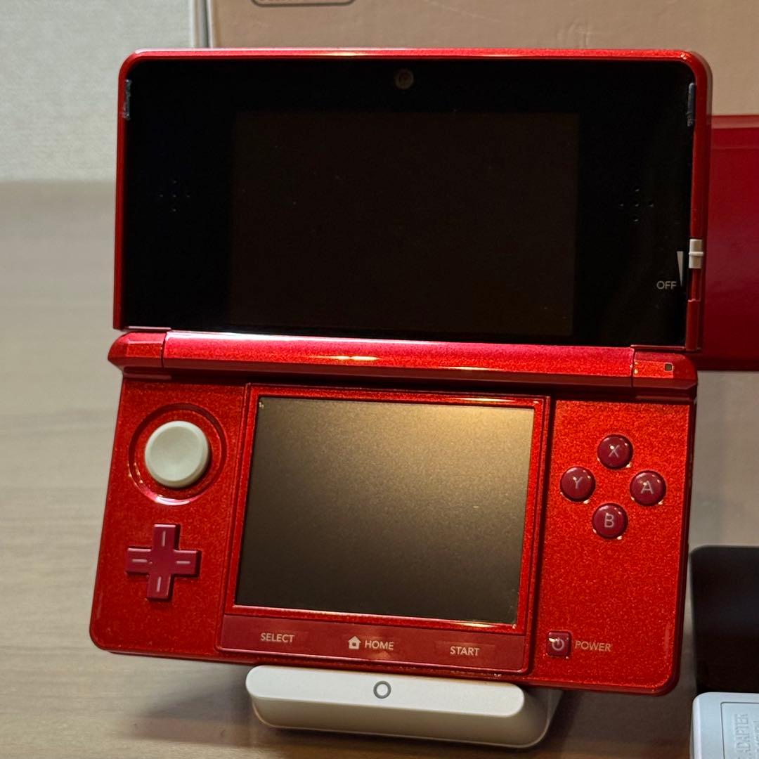 5-251 ニンテンドー3DS メタリックレッド 箱付き