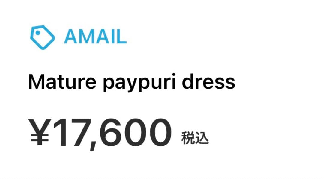 スーツ・フォーマル・ドレス AMAIL Mature paypuri dress