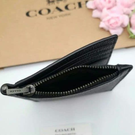 新商品　COACH　コーチ　マネークリップ　折り財布　正規品