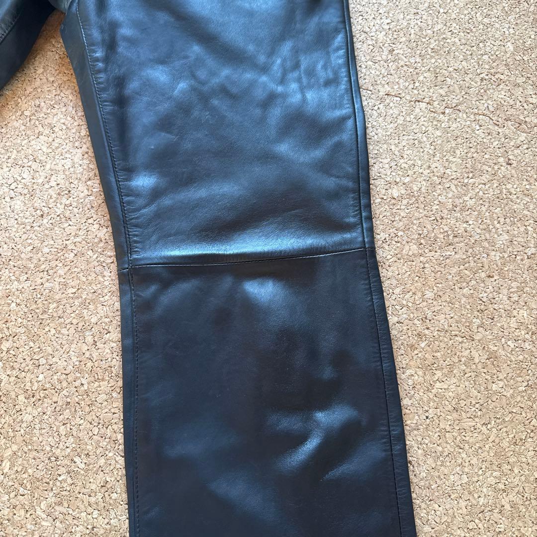 ポールスミス　Paul Smith レザーパンツ　黒