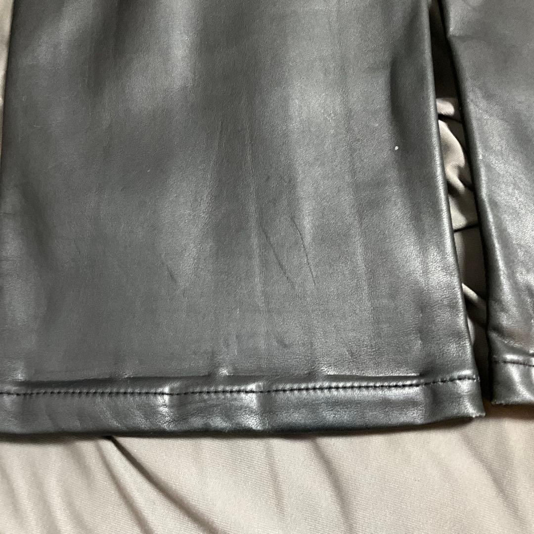 ポールスミス　Paul Smith レザーパンツ　黒