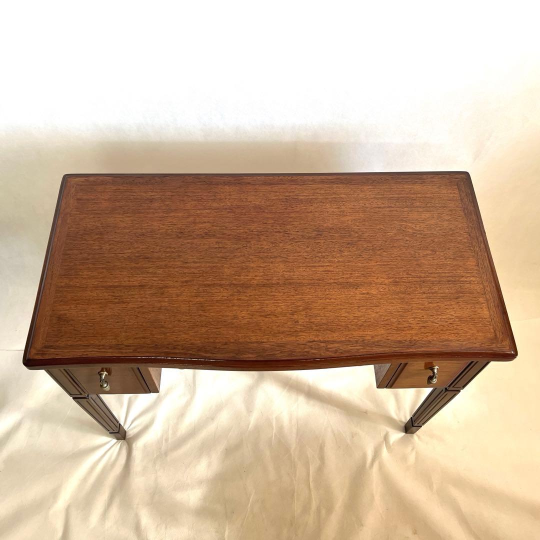 マルニ家具・デスク 地中海ロイヤルシリーズ マホガニー材 横幅94cm