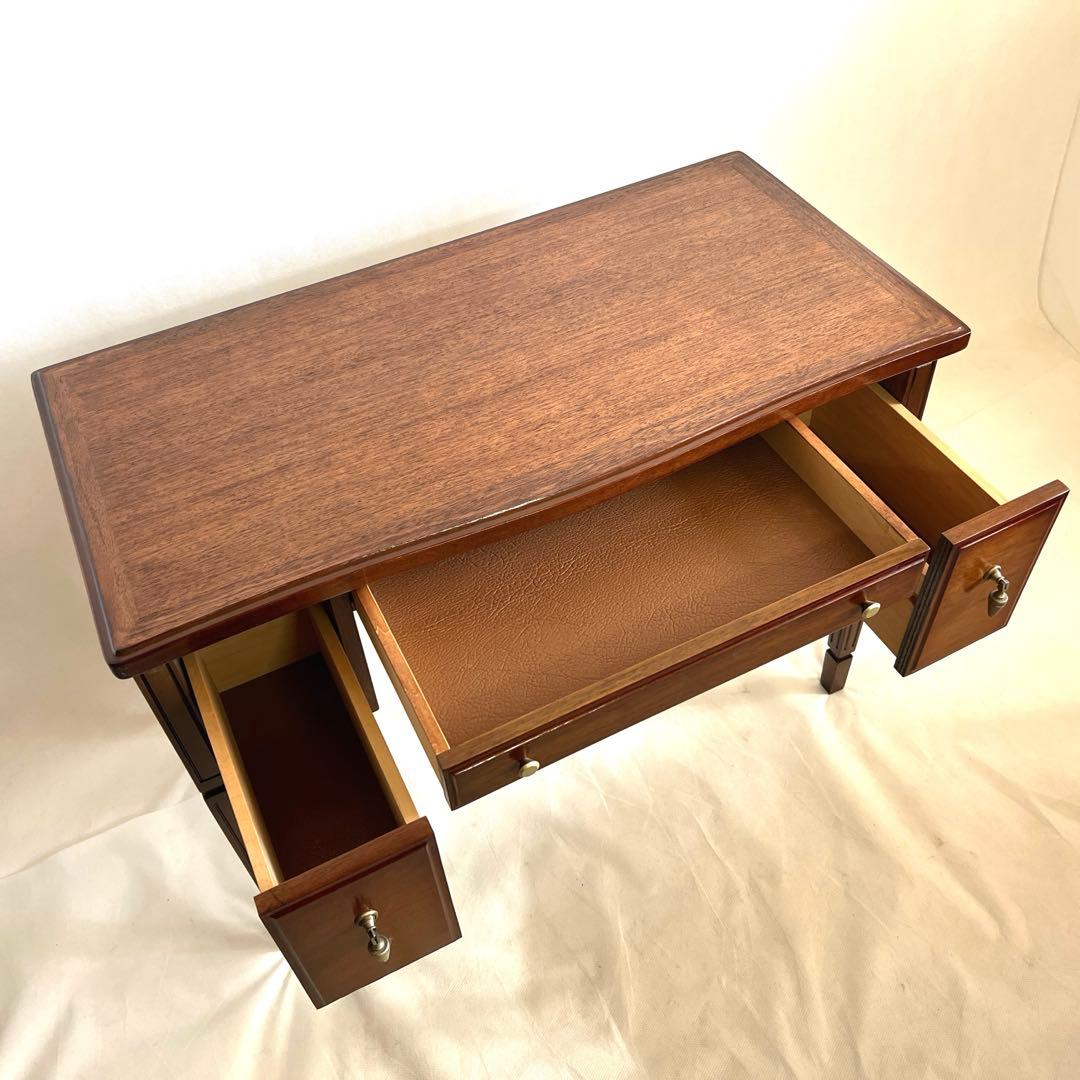 マルニ家具・デスク 地中海ロイヤルシリーズ マホガニー材 横幅94cm