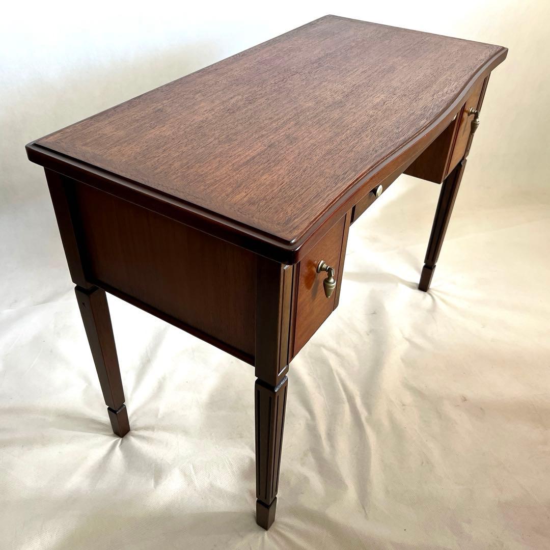 マルニ家具・デスク 地中海ロイヤルシリーズ マホガニー材 横幅94cm