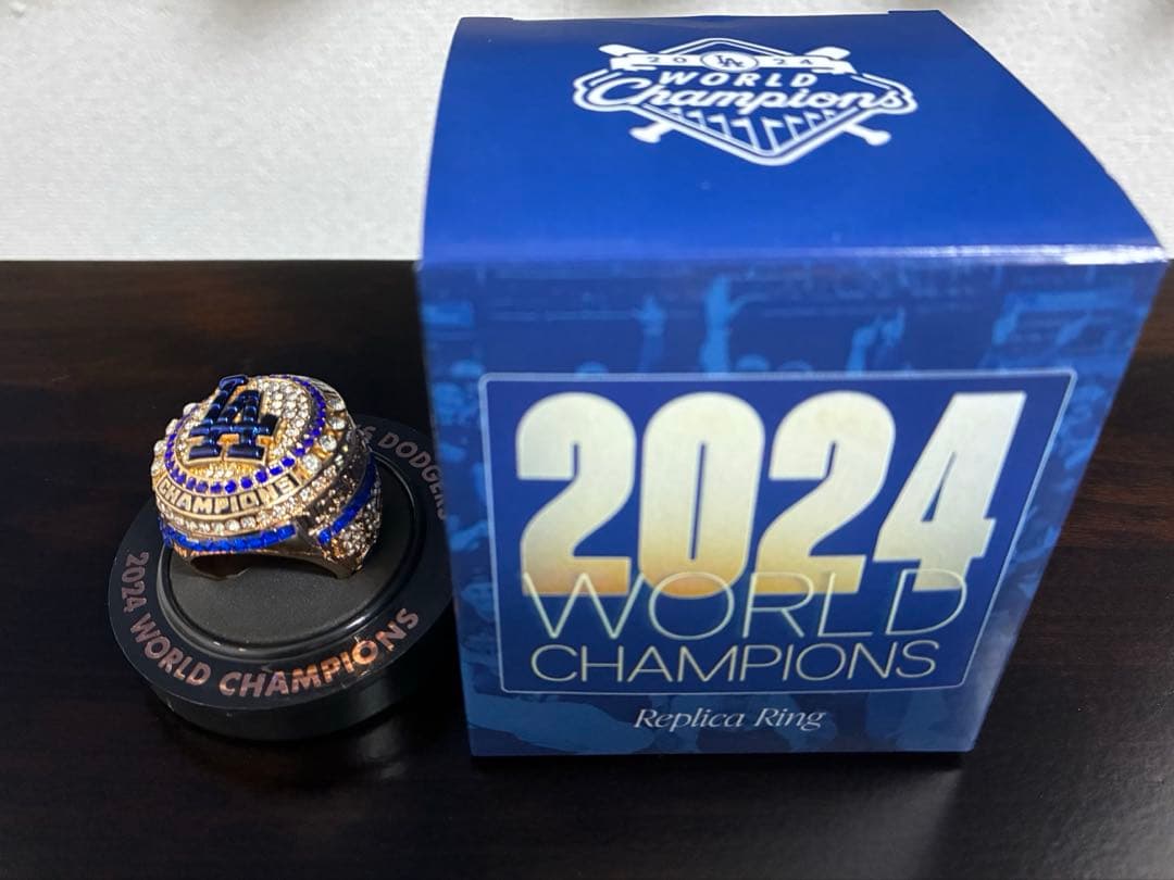 【限定品】ドジャース　2024ワールドチャンピオンレプリカリング　カーショー