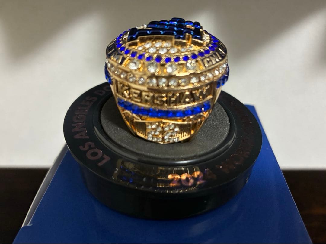 【限定品】ドジャース　2024ワールドチャンピオンレプリカリング　カーショー