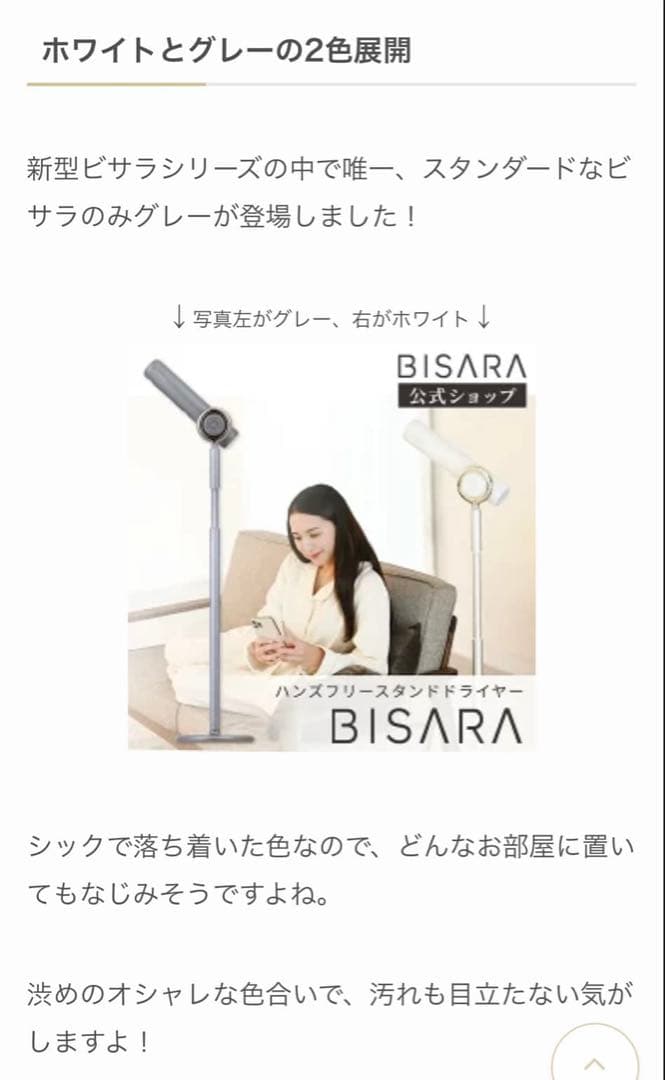 BISARA BSR002GY新品　未使用　ビサラ