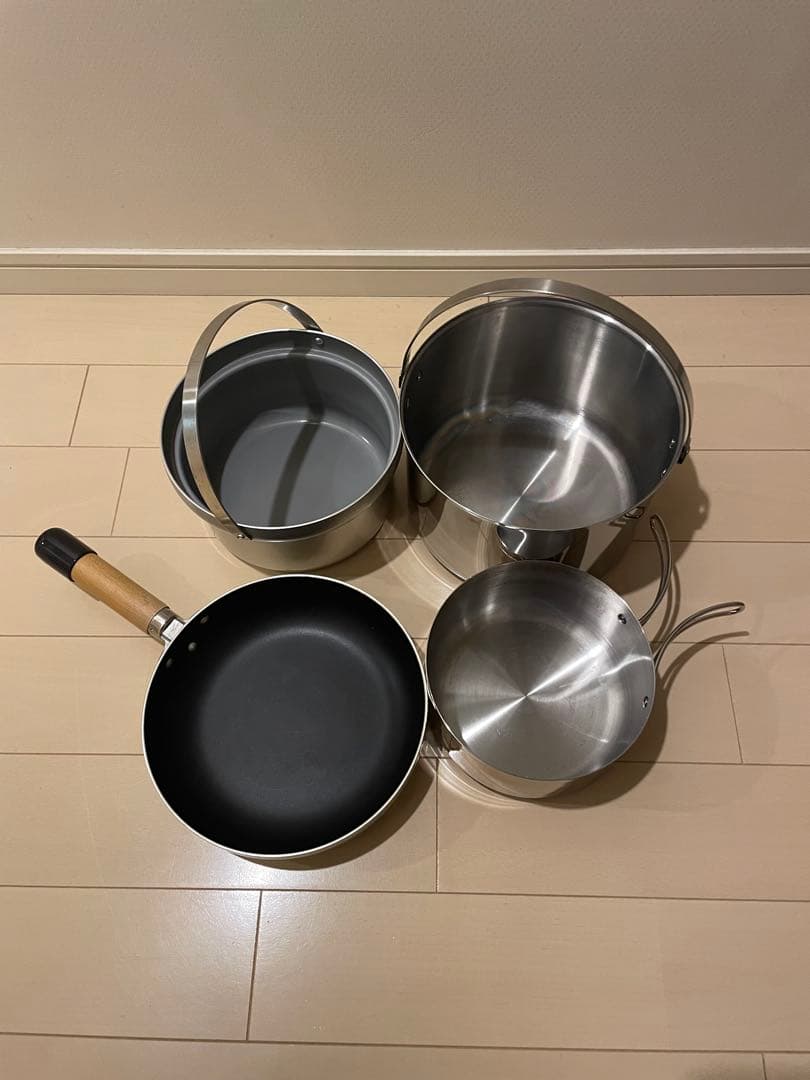 UNIFLAMEのクッカーfan5DX　5点セットです。 収納ケース付き