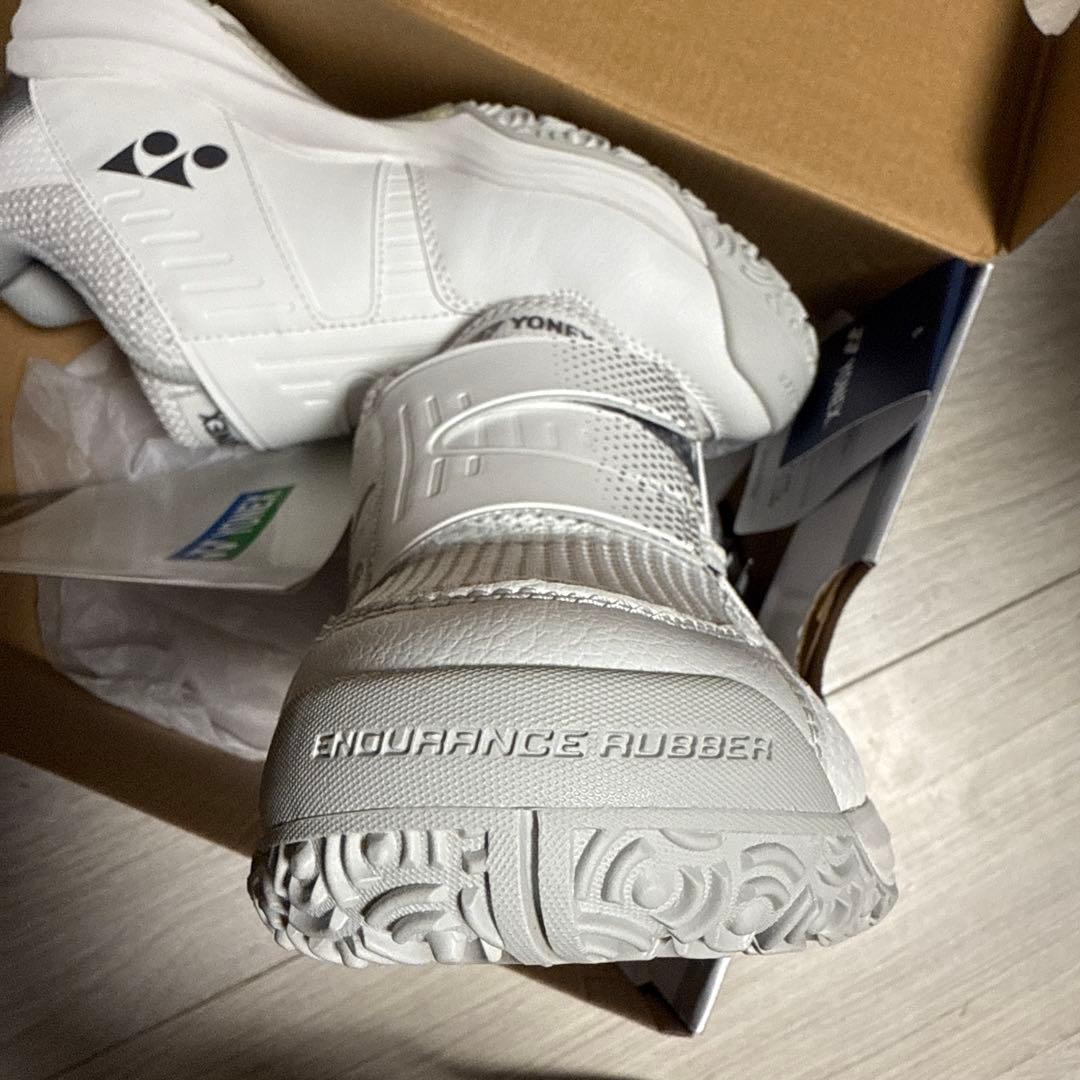 Yonexテニスシューズ25cmパワークッションコンフォートワイドダイヤル4GC