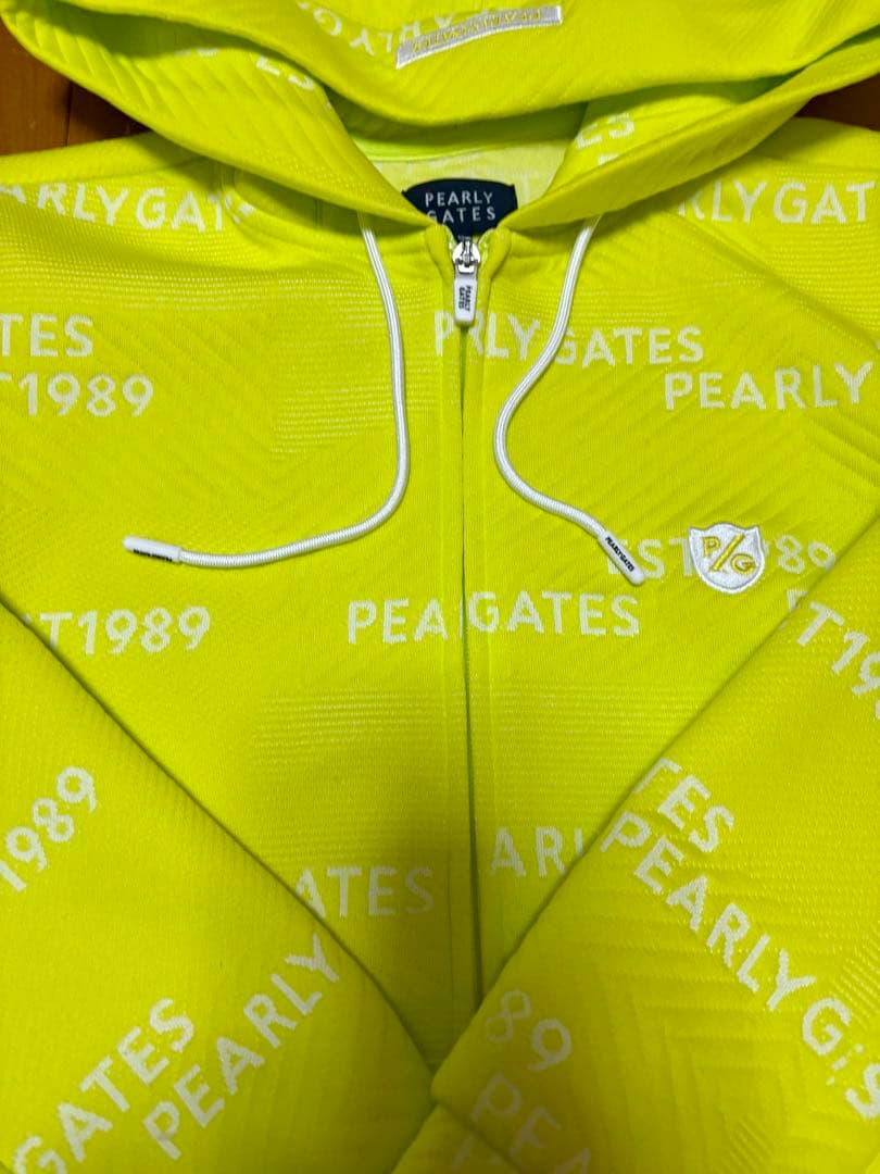 パーリーゲイツ セットアップ 上下 アウター パーカー スカート イエロー