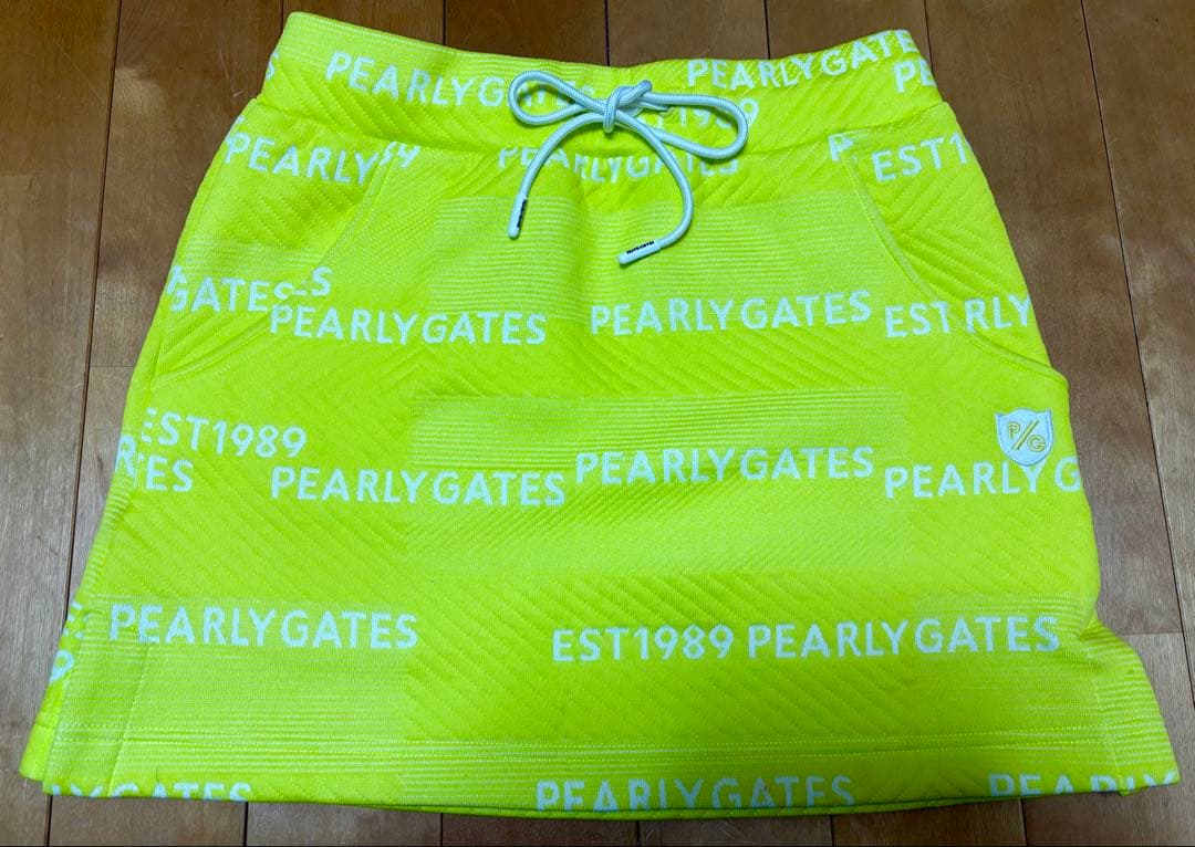 パーリーゲイツ セットアップ 上下 アウター パーカー スカート イエロー