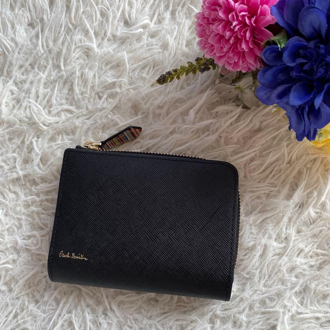 ユウイチPaul Smith レア　ジップストローグレイン　二つ折り財布