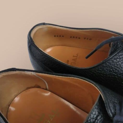 REGAL 710 ブラックレザー シボ加工 ビブラムソール 美品 24.5㎝