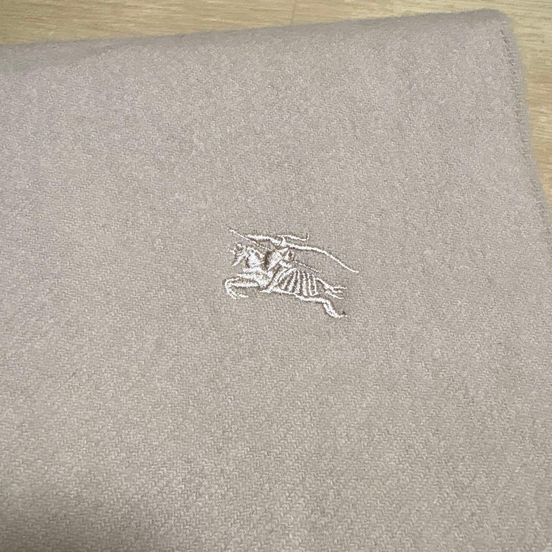 バーバリー　マフラー　ベージュカラー　カシミヤ　x ウール