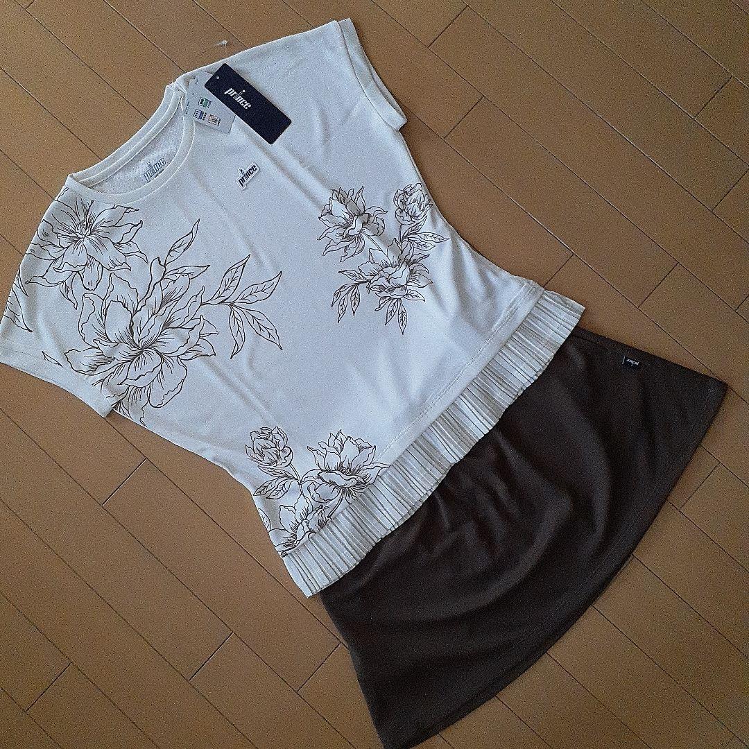 【新品】Prince レディーステニスウェア セットアップ Mサイズ