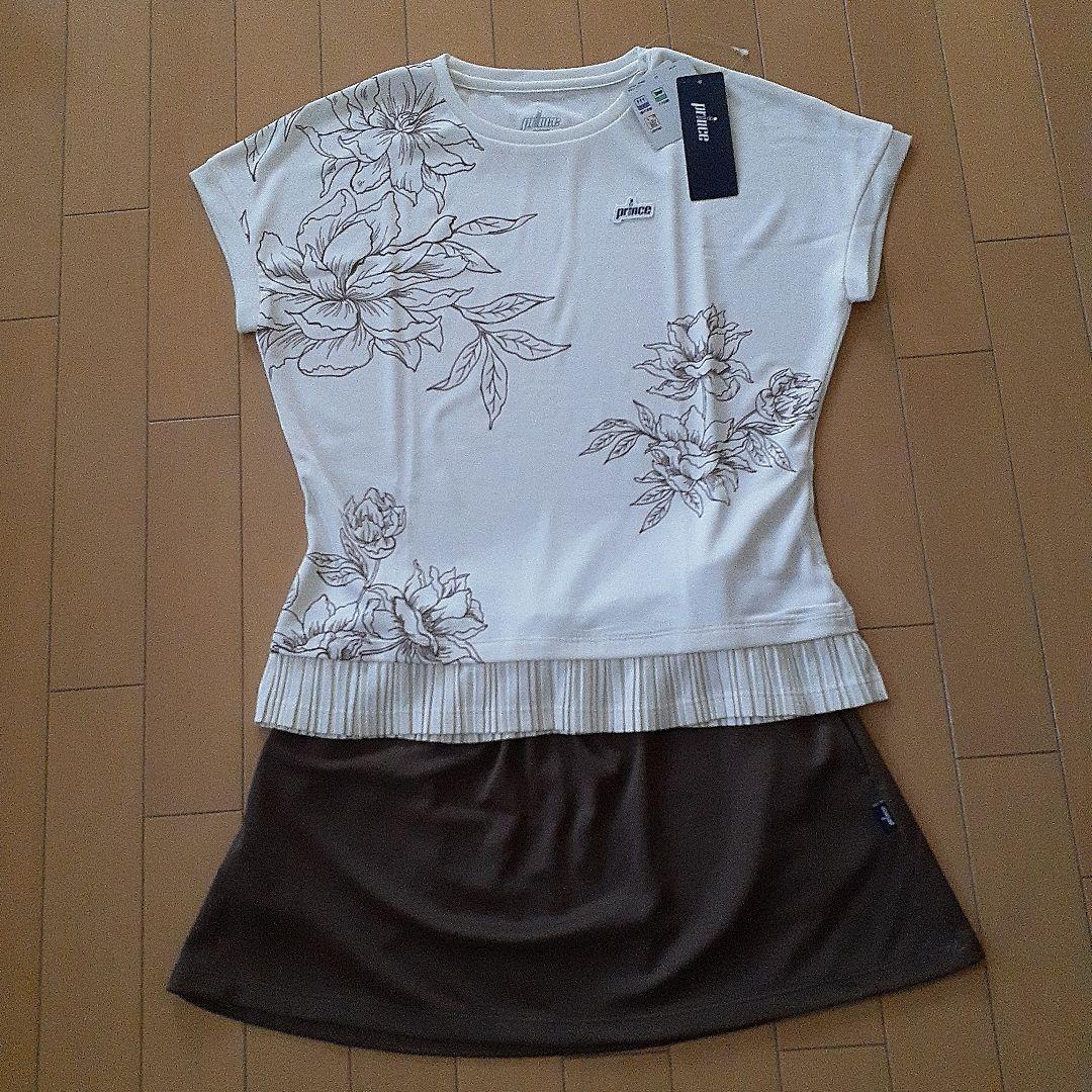 【新品】Prince レディーステニスウェア セットアップ Mサイズ