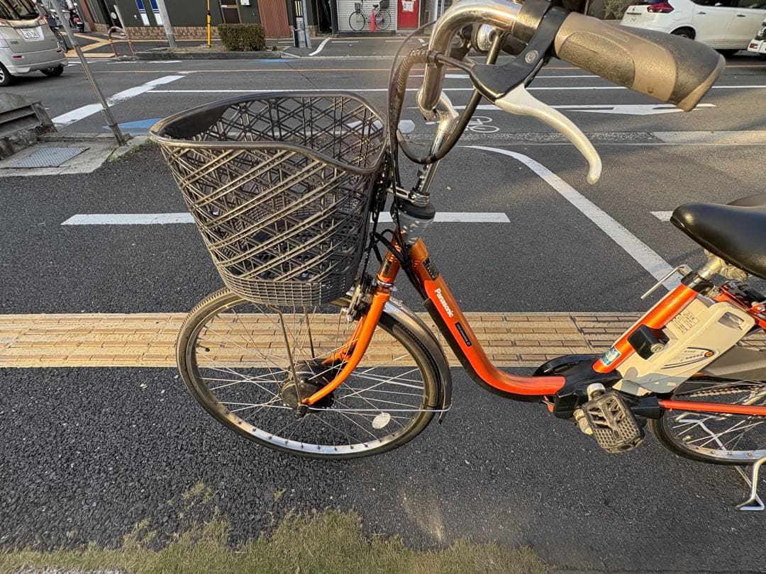 中古Panasonic電動アシスト自転車　13.2Ah3点灯　大阪