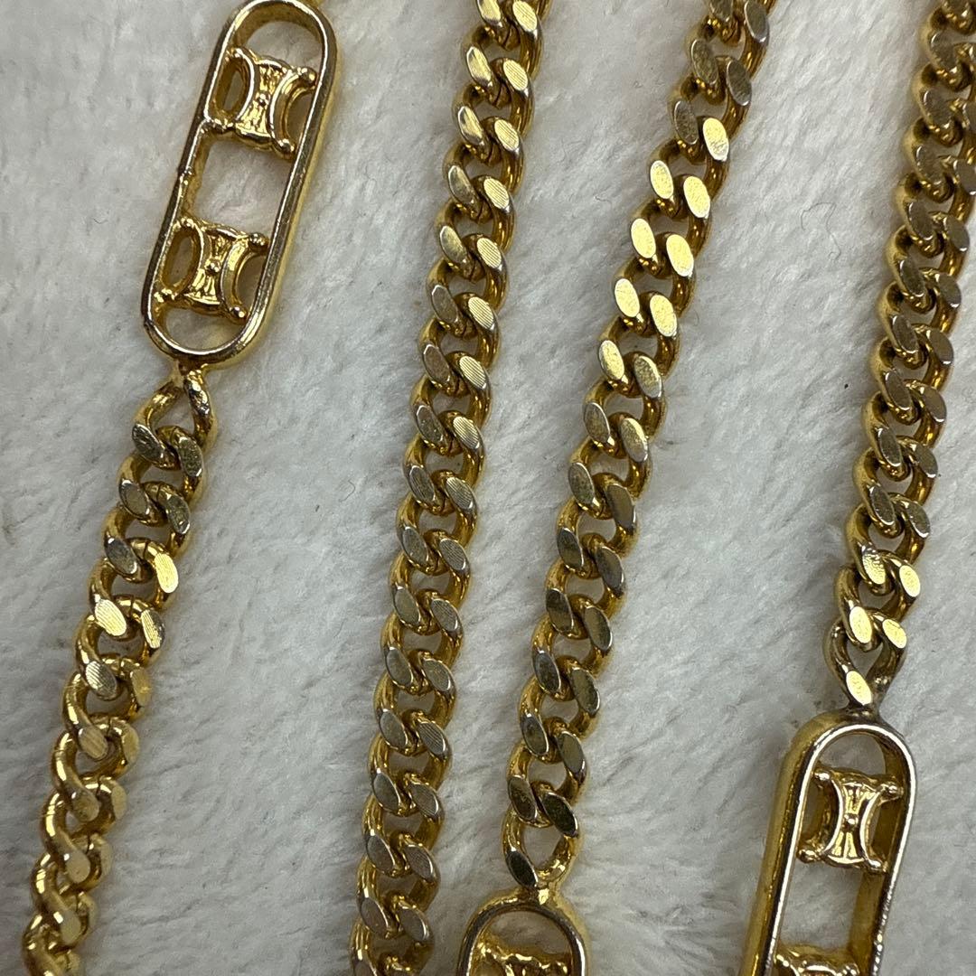 セリーヌ　喜平ゴールドネックレス　美品