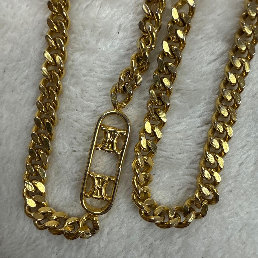 セリーヌ　喜平ゴールドネックレス　美品