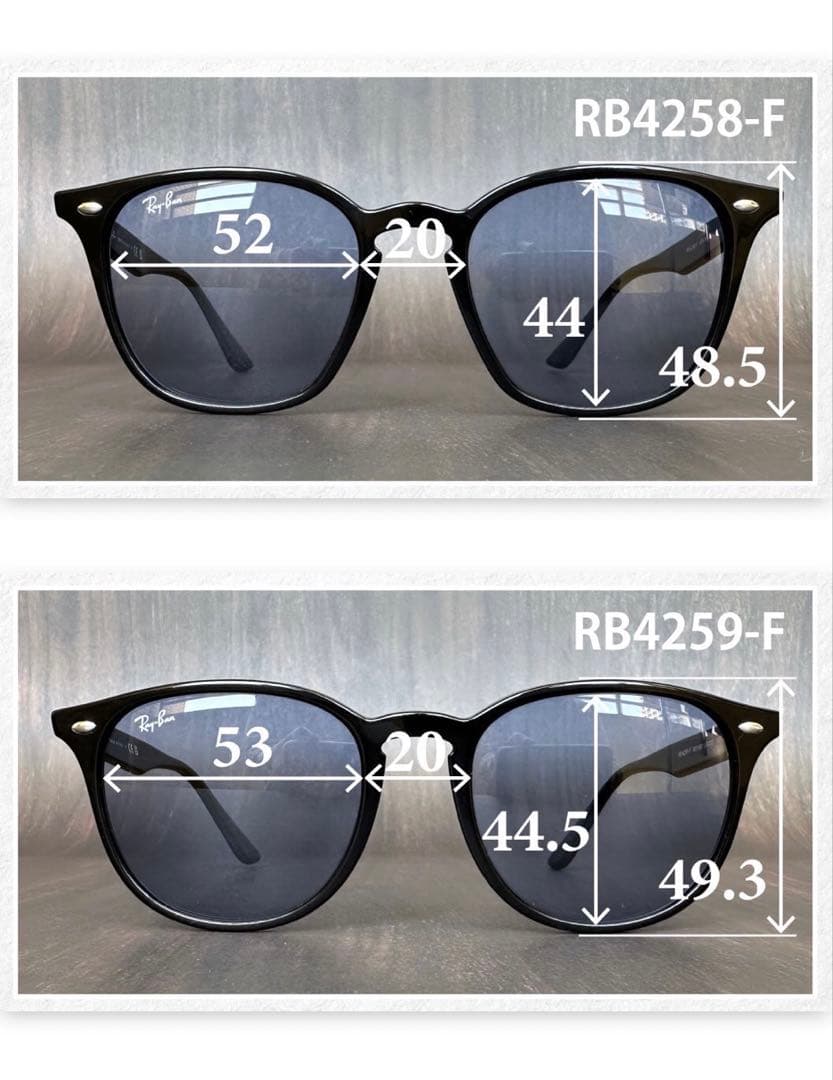 ★極美品★RB4258-F 601/2★瓜田/皇治さん着用モデル★レイバン★