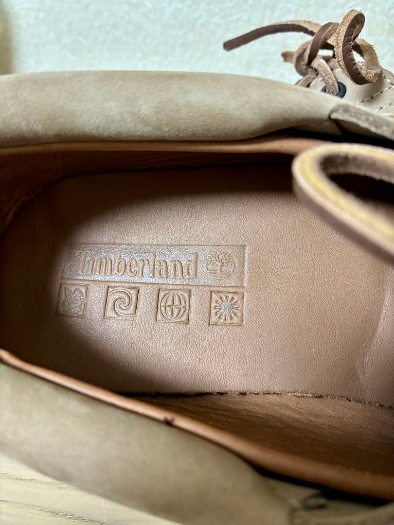 Timberland ボートシューズ（ミディアムベージュ / ヌバック）
