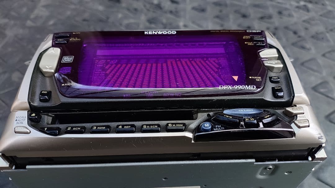 KENWOOD DPX-990MD 2DIN スペアナ グライコ インジゲーター