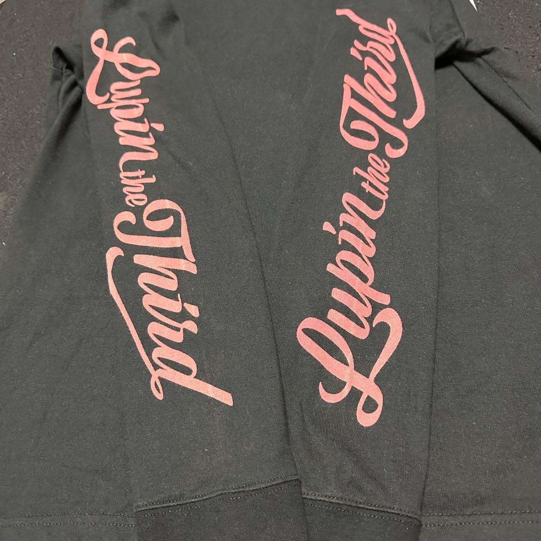 【希少☆ルパン3世】峰不二子☆ロンT☆刺繍☆髑髏☆薔薇☆M 黒