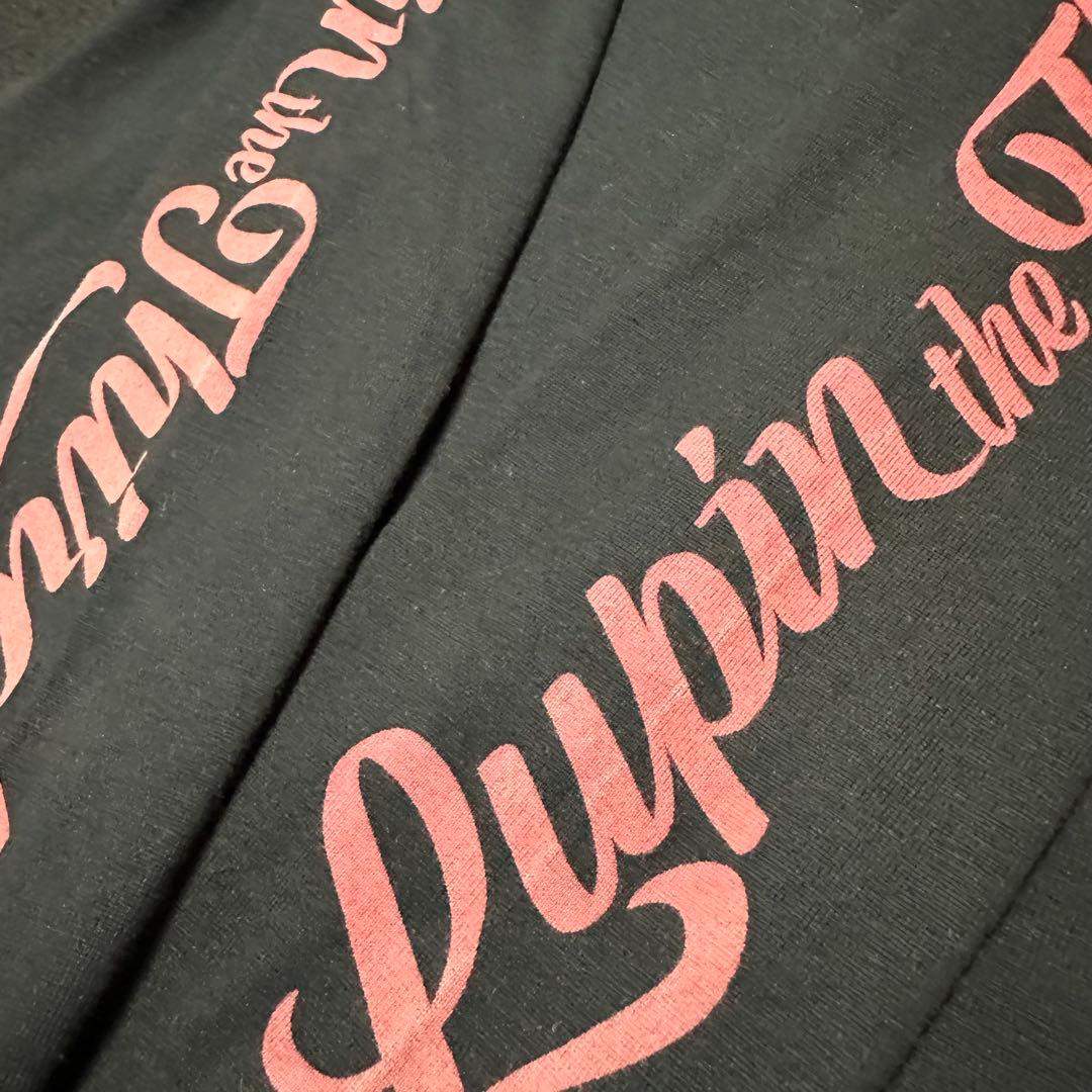 【希少☆ルパン3世】峰不二子☆ロンT☆刺繍☆髑髏☆薔薇☆M 黒