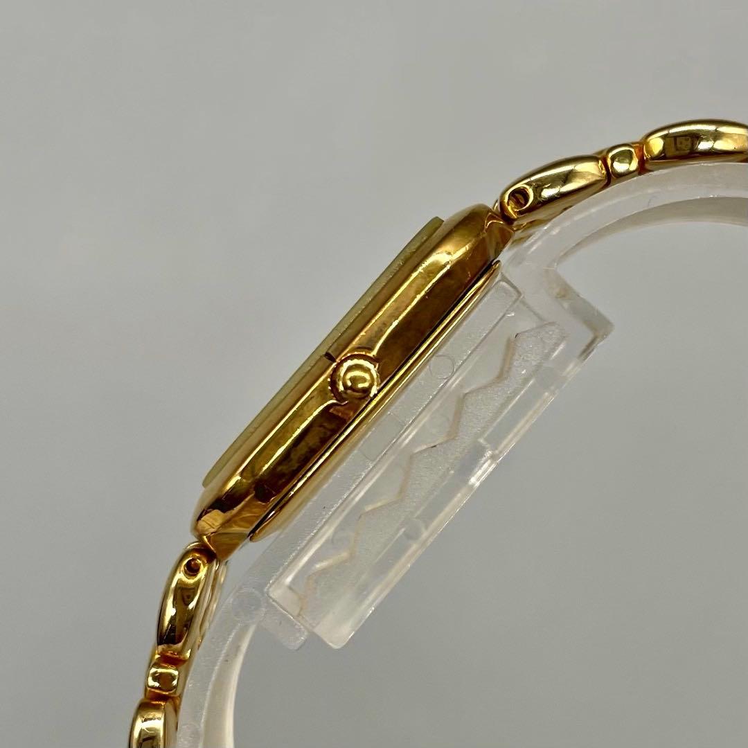 新品電池✨️DELMA les supremes ビジュー ゴールド金具 スクエア