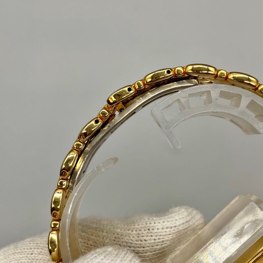 新品電池✨️DELMA les supremes ビジュー ゴールド金具 スクエア