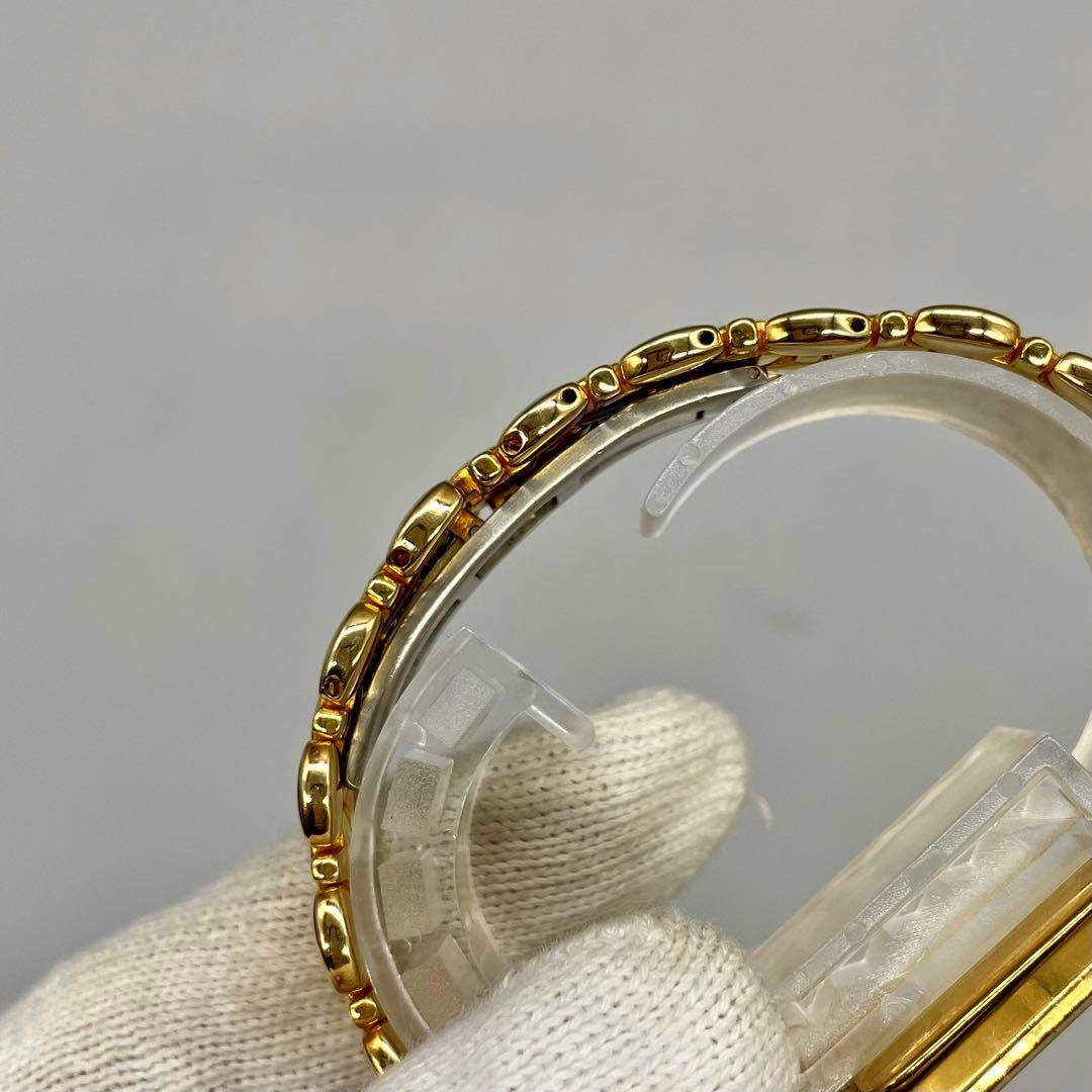 新品電池✨️DELMA les supremes ビジュー ゴールド金具 スクエア