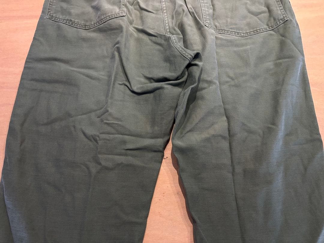 60s 2ndタイプ 米軍実物 ベイカーパンツ OG-107 X-L