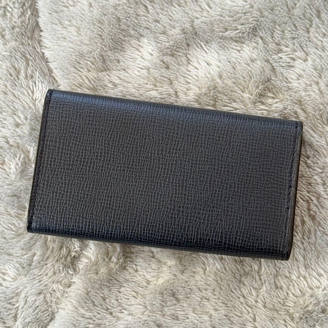 ⭐️未使用品⭐️　ヴァレクストラ　6連　キーケース　レザー　ネイビー　ユニセックス