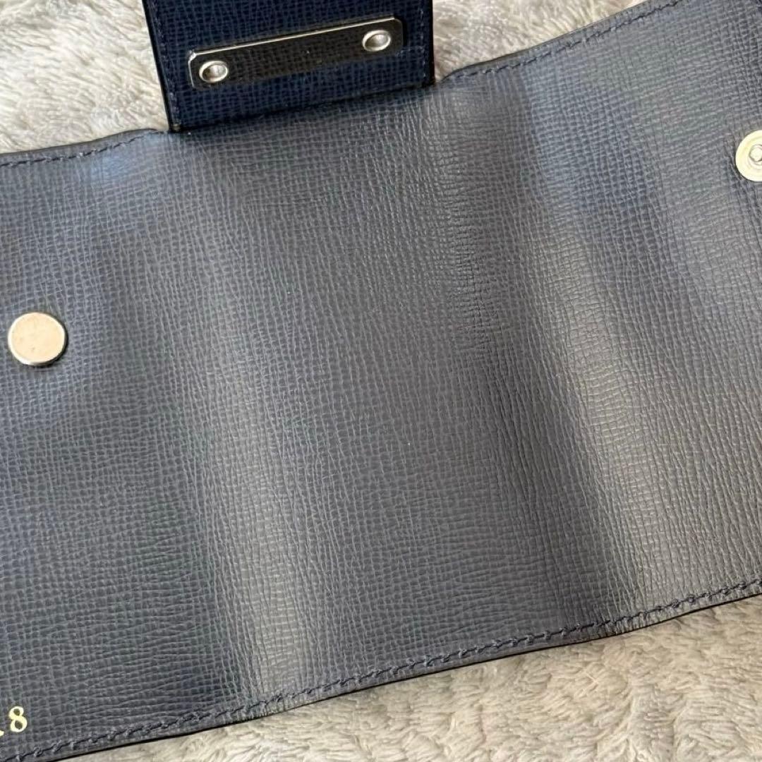 ⭐️未使用品⭐️　ヴァレクストラ　6連　キーケース　レザー　ネイビー　ユニセックス