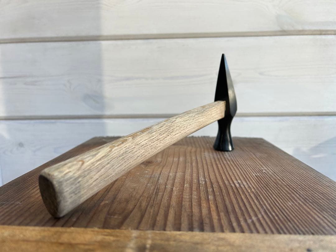 白樫反り柄　舟手玄翁