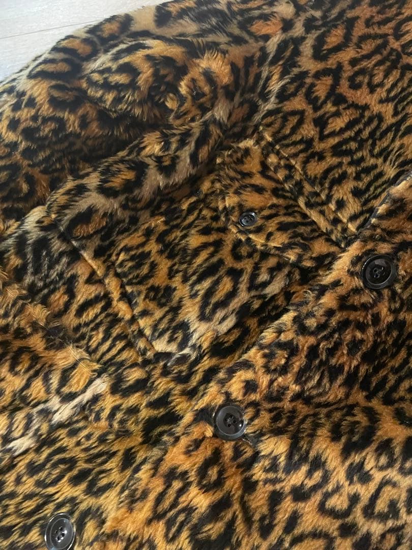 エンジニアードガーメンツファーコート　ヒョウ柄