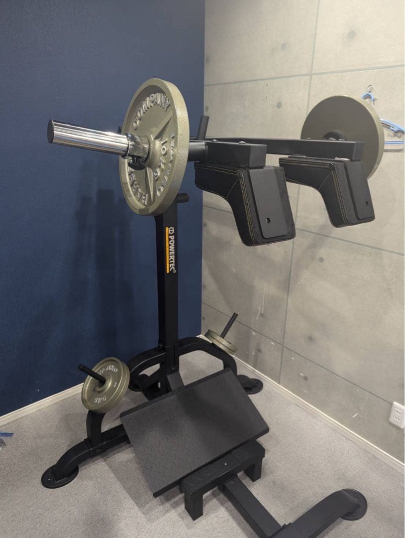 POWERTEC バーベルラック コンパクト設計