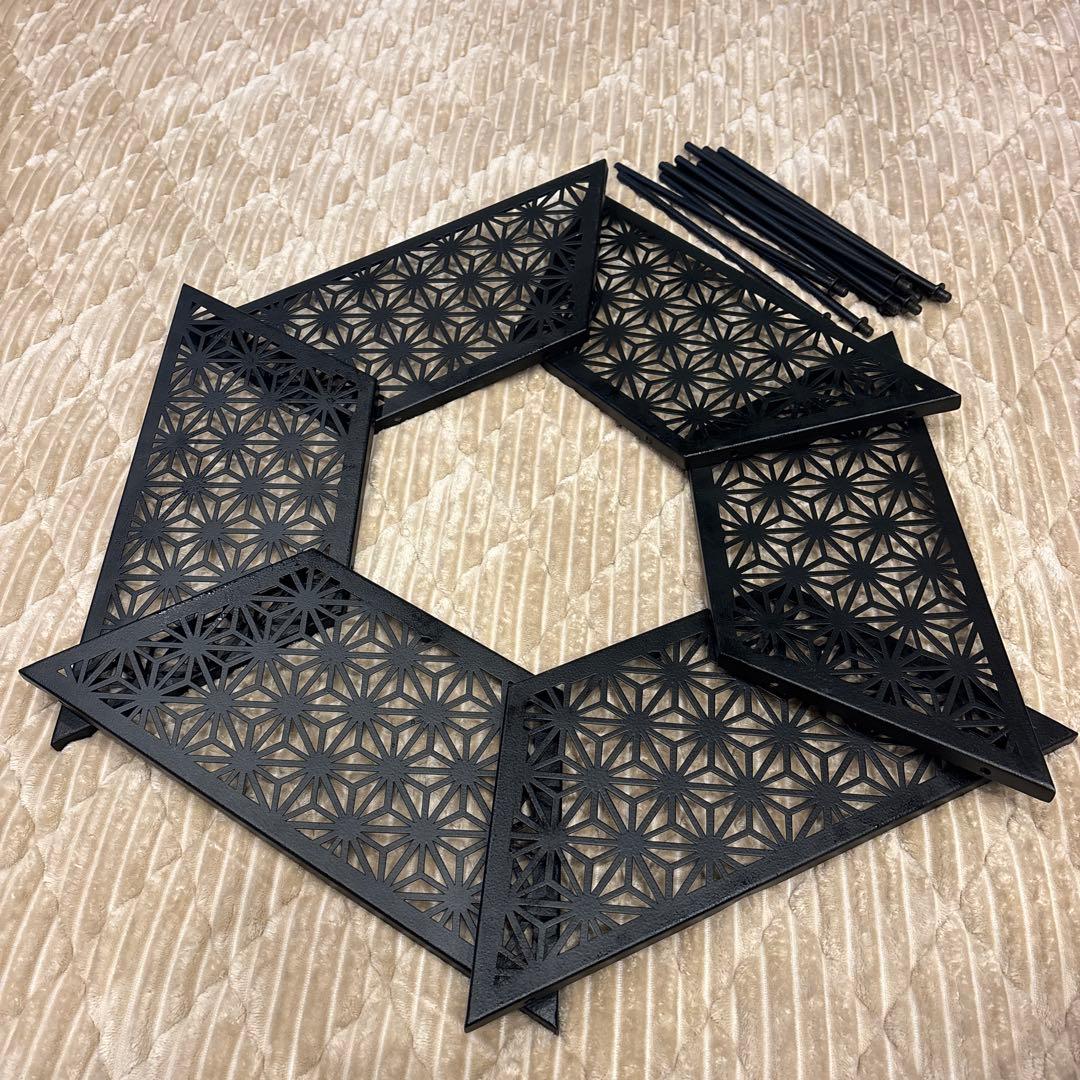 和柄アウトドアテーブル6枚セット キャンプ