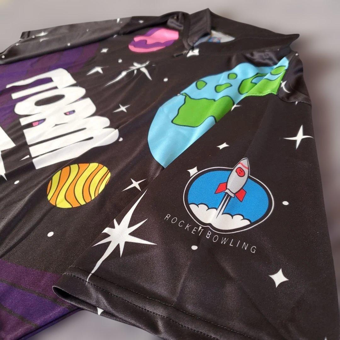 ✨新品✨ボウリングウェア　【3XL】　STORM　　ブラック　カラフル