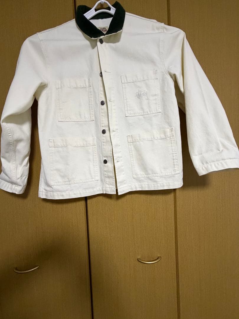 Stussy カバーオール Lサイズ ホワイト