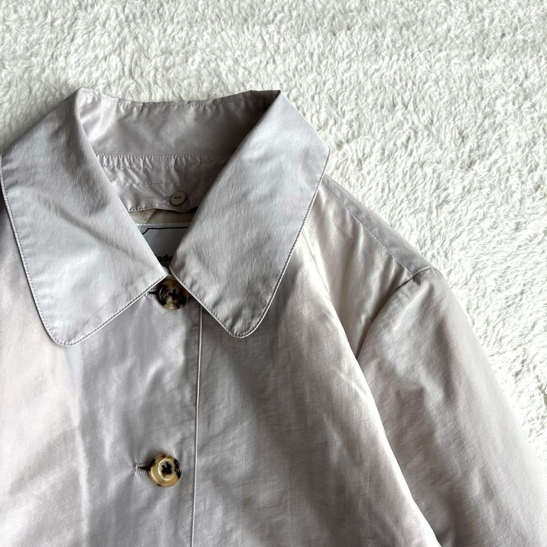 美品 マドモアゼルノンノン キルティングライナー付コート 撥水 スプリングコート