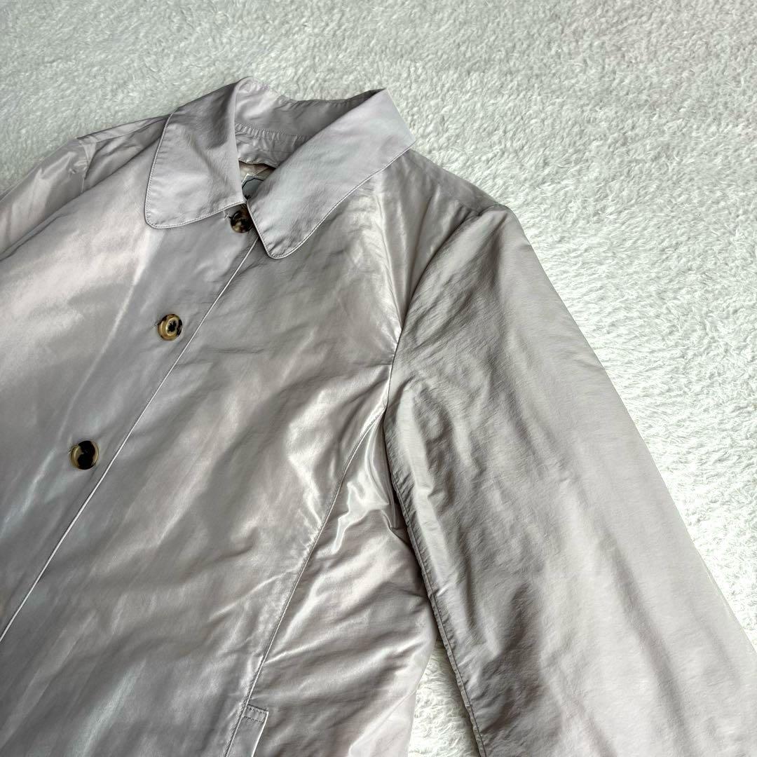 美品 マドモアゼルノンノン キルティングライナー付コート 撥水 スプリングコート