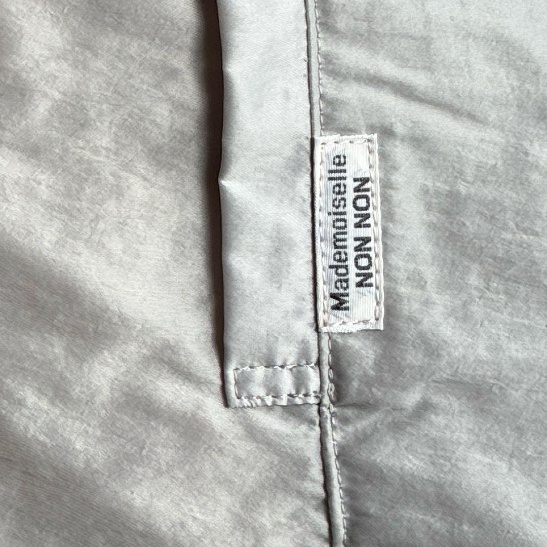 美品 マドモアゼルノンノン キルティングライナー付コート 撥水 スプリングコート