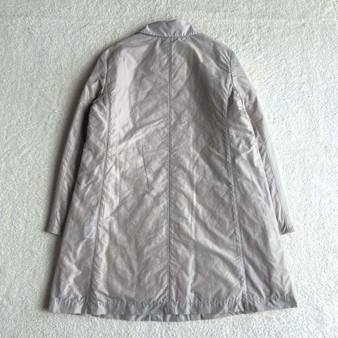 美品 マドモアゼルノンノン キルティングライナー付コート 撥水 スプリングコート