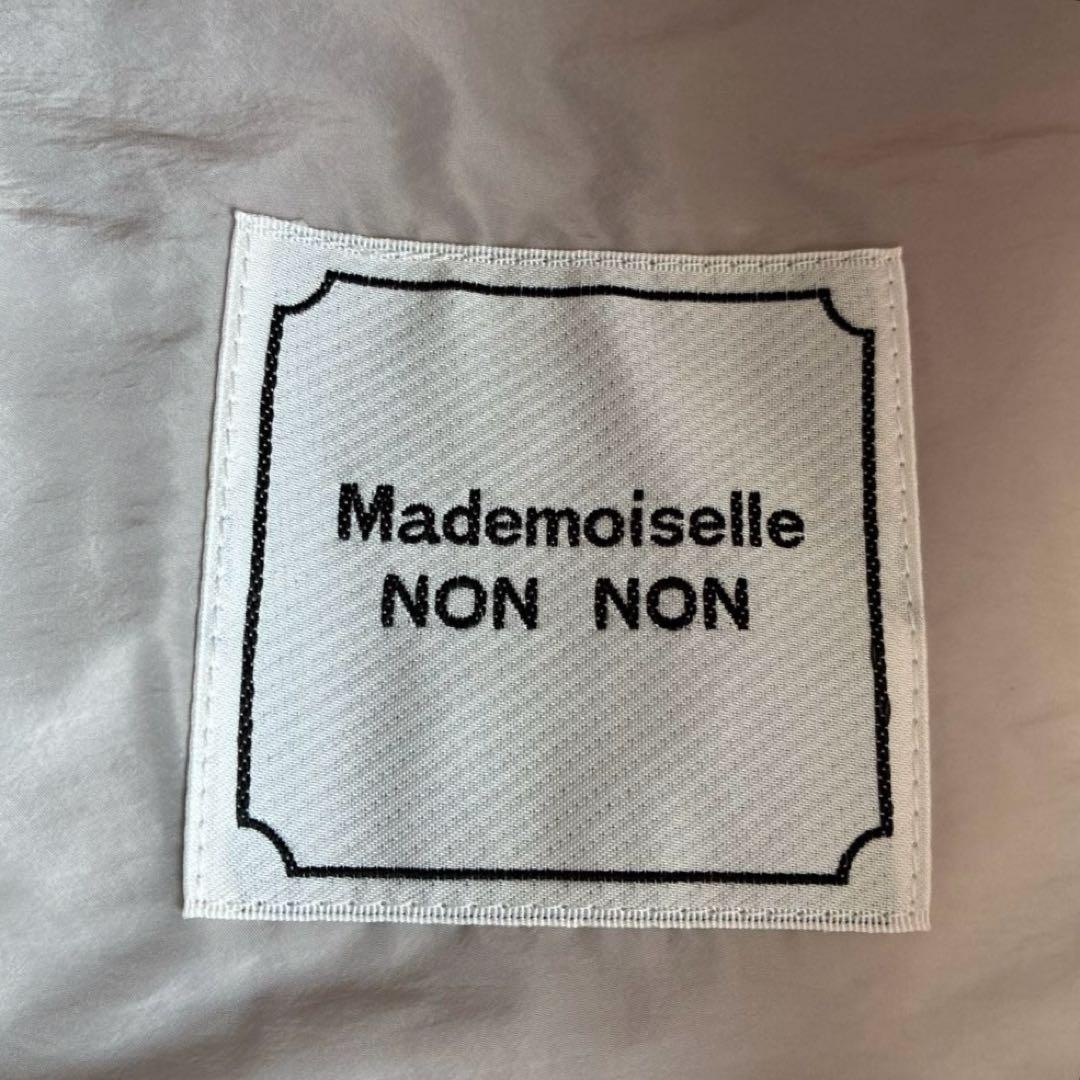 美品 マドモアゼルノンノン キルティングライナー付コート 撥水 スプリングコート